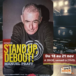 Affiche de Manuel Pratt - Stand-up, Debout !