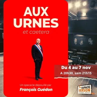 Affiche de Aux urnes et cætera avec François Guedon