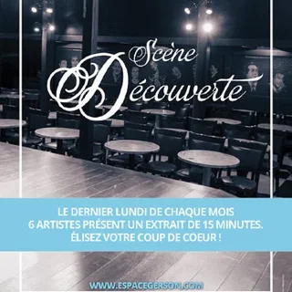 Affiche de Plateaux de Gerson-dernier lundi de chaque mois