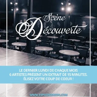 Affiche de Plateaux de Gerson-dernier lundi de chaque mois