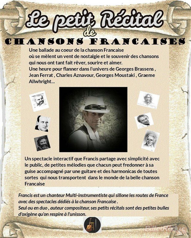 Le petit Récital de Chansons Françaises