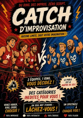 Affiche de Catch d'improvisation
