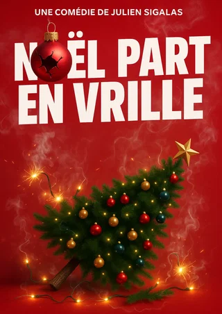 Affiche de Noël part en vrille