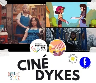 Affiche de CINE DYKES - court métrage