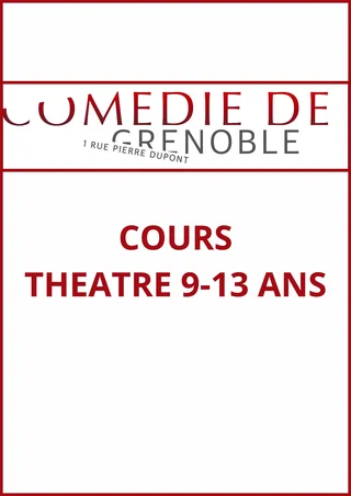 Affiche de Pré-inscriptions cours de théâtre samedi 2026-2027