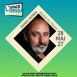 Affiche de Daniel Morin "Certifié Morin" - Bourse du Travail (Lyon 3)