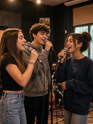 Affiche de 🎤 Stage de Chant Ados – 2 jours pour révéler ta voix !