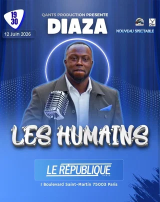 Affiche de Diaza, Les Humains avec Diaza