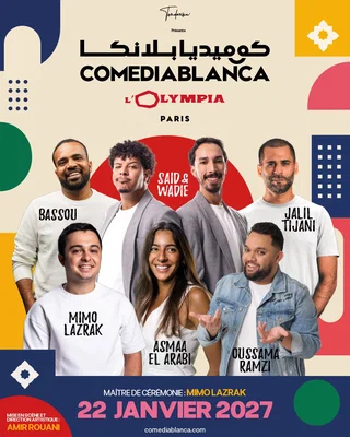 Affiche de L'humour Marocain en Tournée avec Comediablanca
