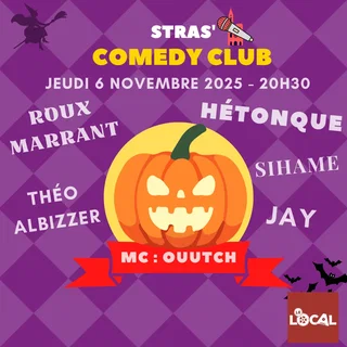 Affiche de Stras Comedy Club novembre