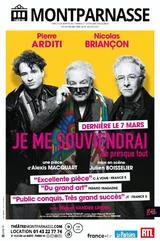 Affiche de JE ME SOUVIENDRAI... de presque tout