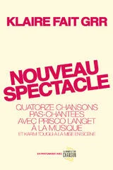 Affiche de Klaire fait Grr – Nouveau spectacle