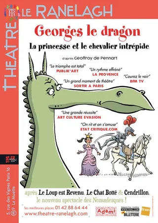 Affiche de Georges le Dragon, la Princesse et le Chevalier Intrépide