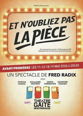 Affiche de Et n'oubliez pas la pièce avec Et n'Oubliez pas la Pièce