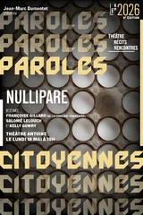 Affiche de Nullipare [festival paroles citoyennes]