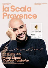 Affiche de Couleur Framboise avec Mehdi Djaadi