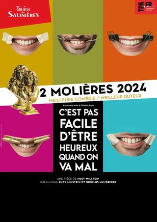Affiche de C’est pas facile d’être heureux quand on va mal