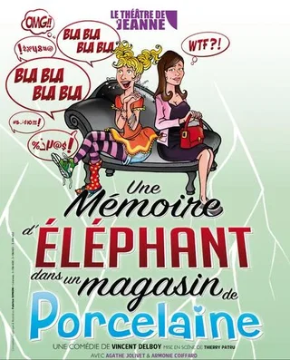 Affiche de UNE MÉMOIRE D’ÉLÉPHANT (dans un magasin de porcelaine)