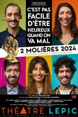 Affiche de C'est pas facile d'être heureux quand on va mal